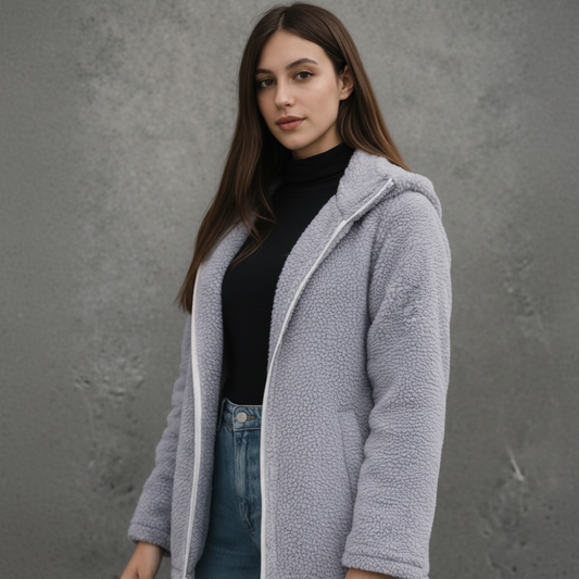 Veste en Fleece Grise